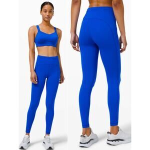 LULULEMON Swift Speed High-Rise Tight 28" Size 4 Cerulean Blue
